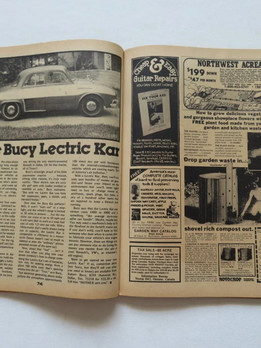 The Mother Earth News March 1976 No. 38 Farming Homesteading Magazine